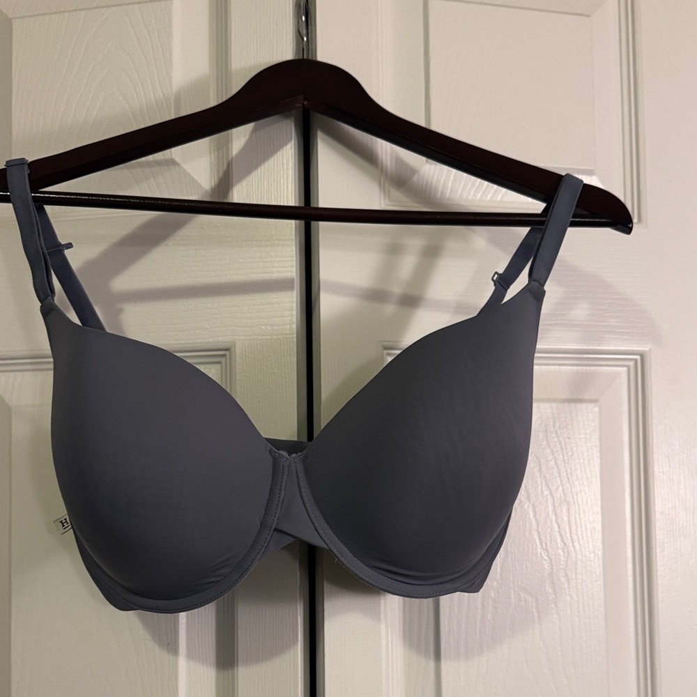 Elegant Charcoal Underwire Bra